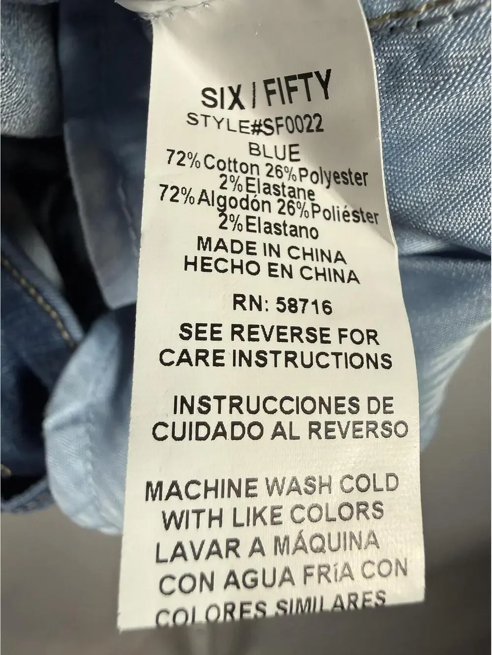 NWT Six Fifty Kyra Cargo Denim Mini Skirt Dark Wash Size XS - Picture 8 of 9